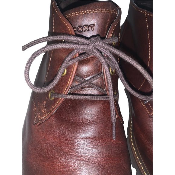 Rockport Men\'s Soft Leather Chukka Boots Saddle Brown Size 10 CH2749 Lace Up main image 9